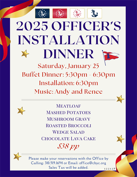 OFFICER INSTALLATION DINNER